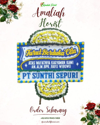 Papan Bunga Duka di Mabar Hilir