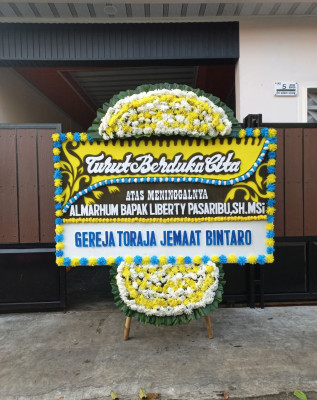 Papan Bunga Duka di Mabar Hilir